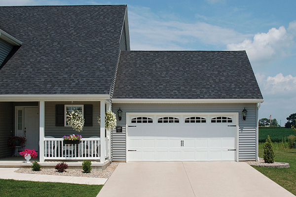 Stamped Carriage House Garage Door