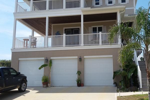 three car garage