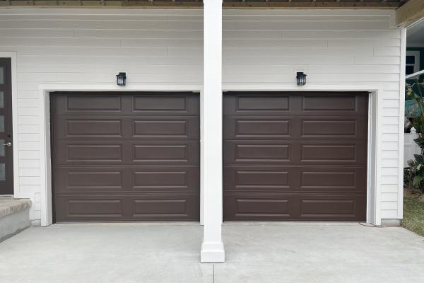 Remodeled Home with CHI 4250 Garage Doors in Brown