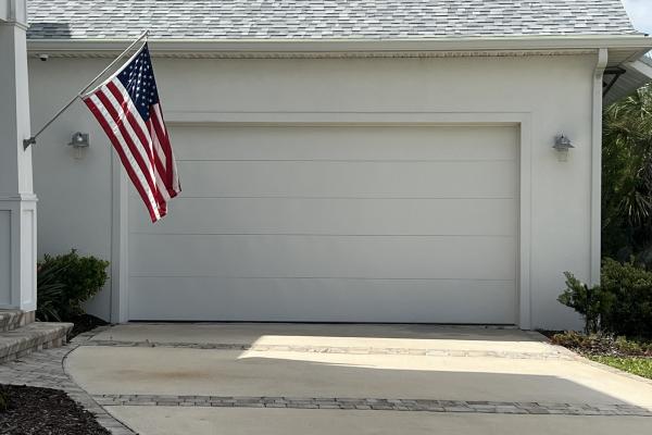 CHI Model 2150 garage door installed by ABS Garage Doors in Flagler Beach, Florida