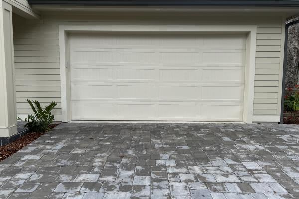 CHI model 5950 garage door installed by ABS Garage Doors in Palm Coast, Florida. 