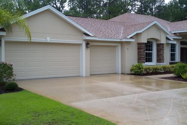 Raised Long Panel Garage Door