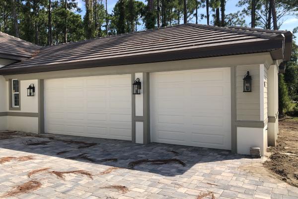 Raised Long Panel Garage Door