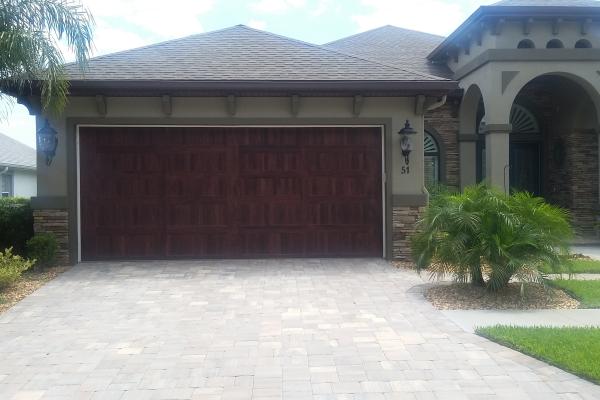Accents Dark Oak Carriage Stamp Garage Door