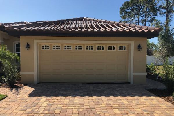 Builder requested this specific garage door for their newest home.
