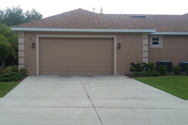 Raised Short Panel Garage Door