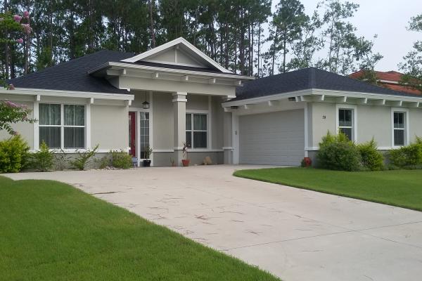 Raised Short Panel Garage Door