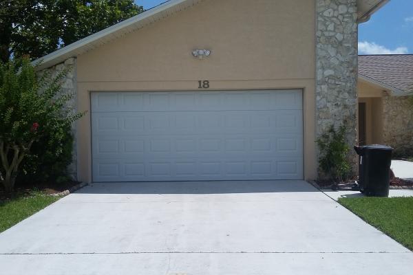 Raised Short Panel Garage Door