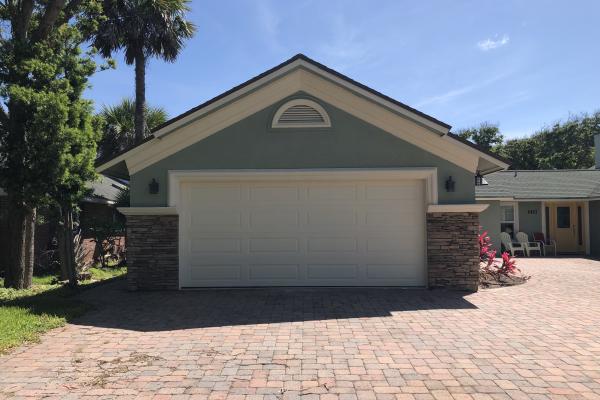 Raised Long Panel Garage Door
