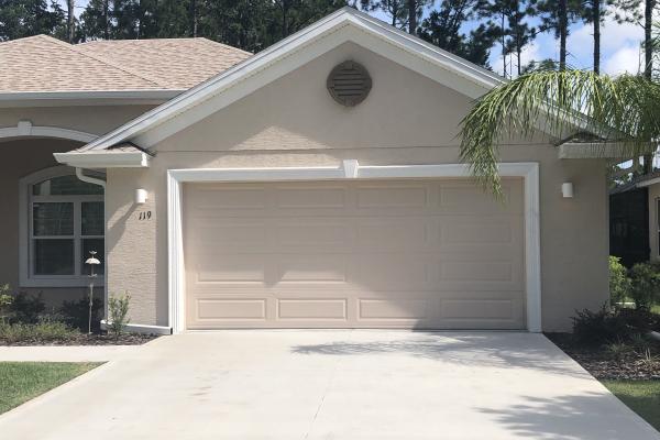 Raised Long Panel Garage Door