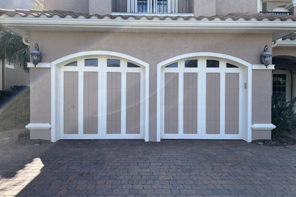 Eden Coast Carriage House Garage Doors installed by ABS Garage Doors in Palm Coast, FL