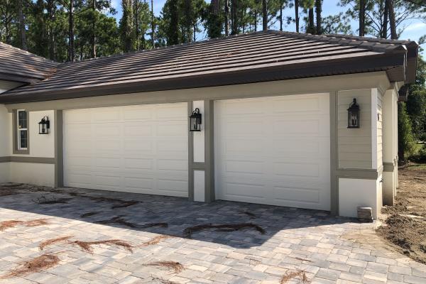 Raised Long Panel Garage Door